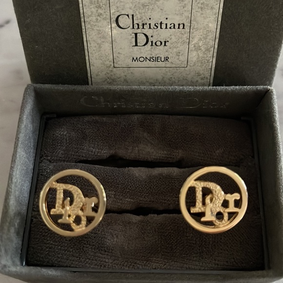 Christian Dior cufflinks 100% Authentic - Picture 2 of 8